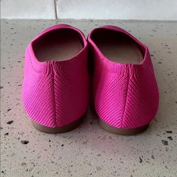 ANTONIO MELANI Vibrant Pink Textile Flats Slip On Casual Chic Shoes Size 6 EUC - Picture 6 of 12
